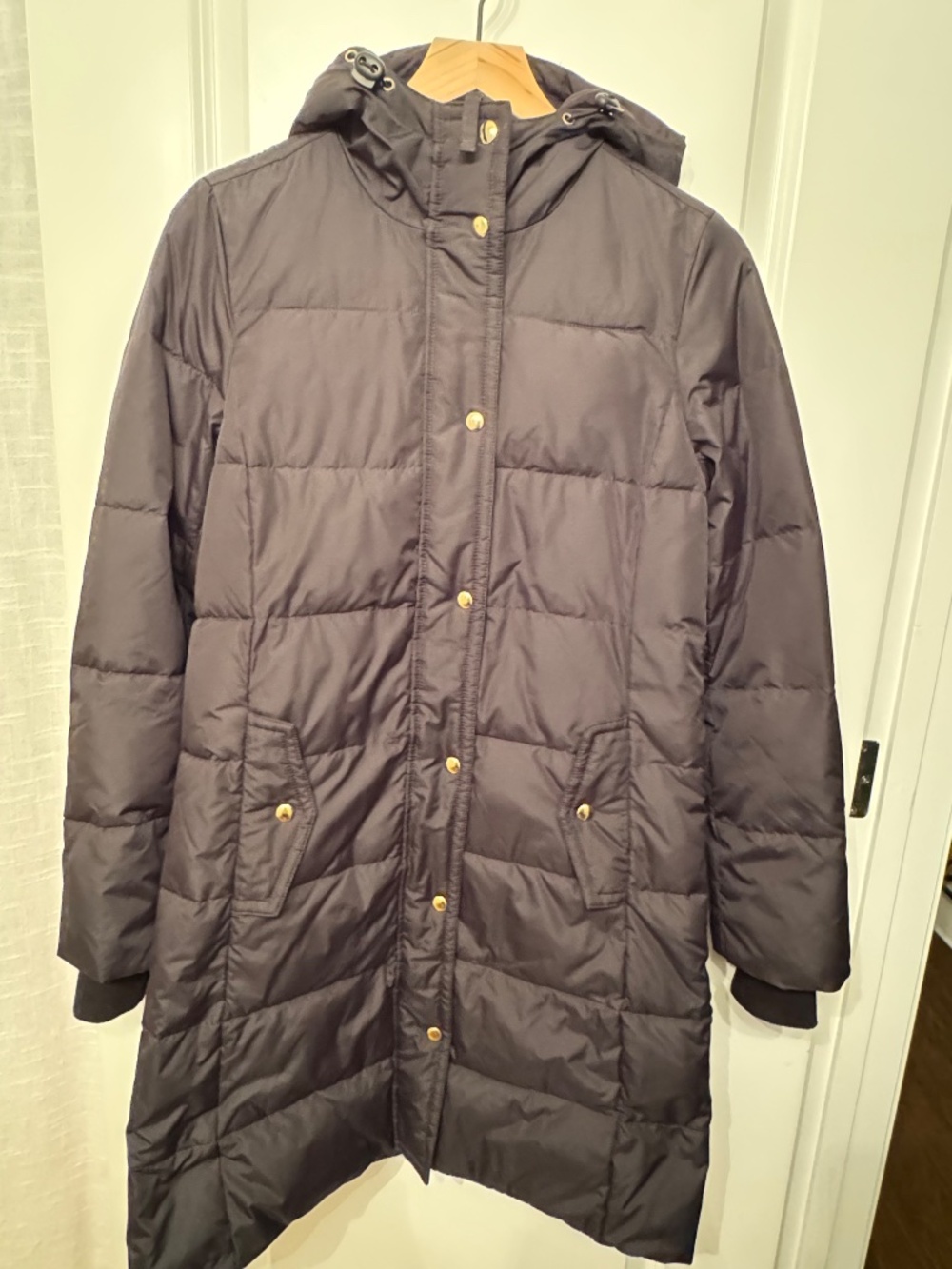 J Crew Long Puffer Coat